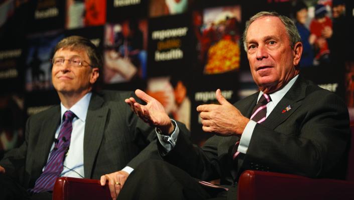 Bill Gates and Michael Bloomberg