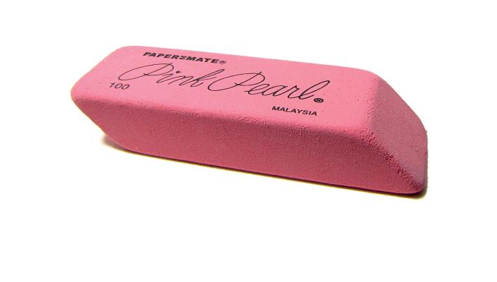 a pink pearl erase