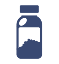 Graphic of pill container
