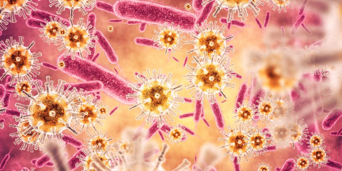 An illustration of pathogens.