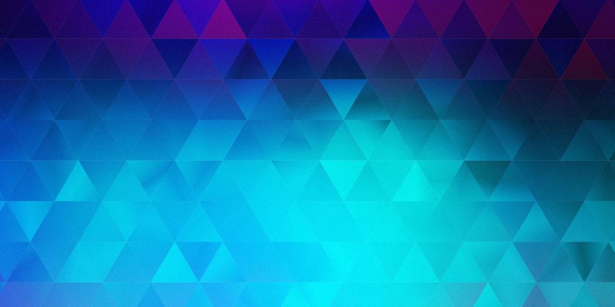 triangle background pattern in shades of blue